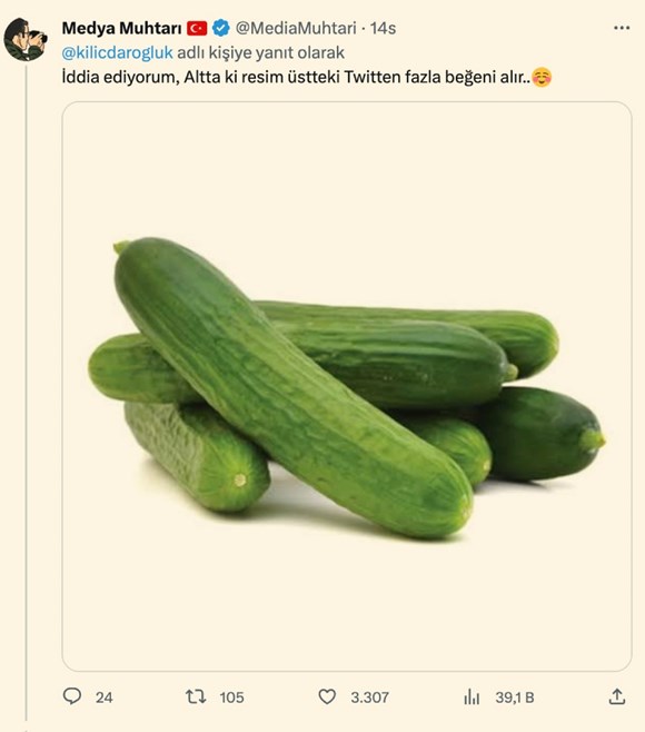 kılıçdaroğlu'nun tweetinin salatalık kadar beğeni alması