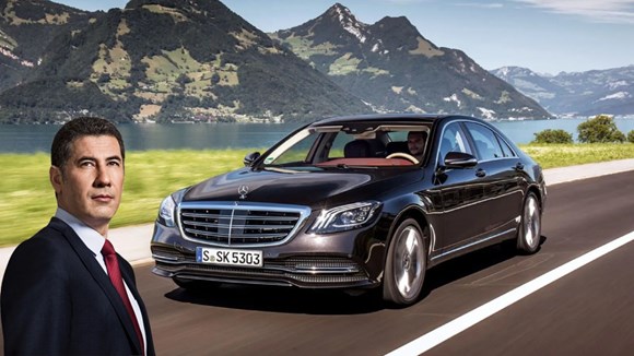 sinan oğan'ın 12 milyon tl'lik mercedes'i